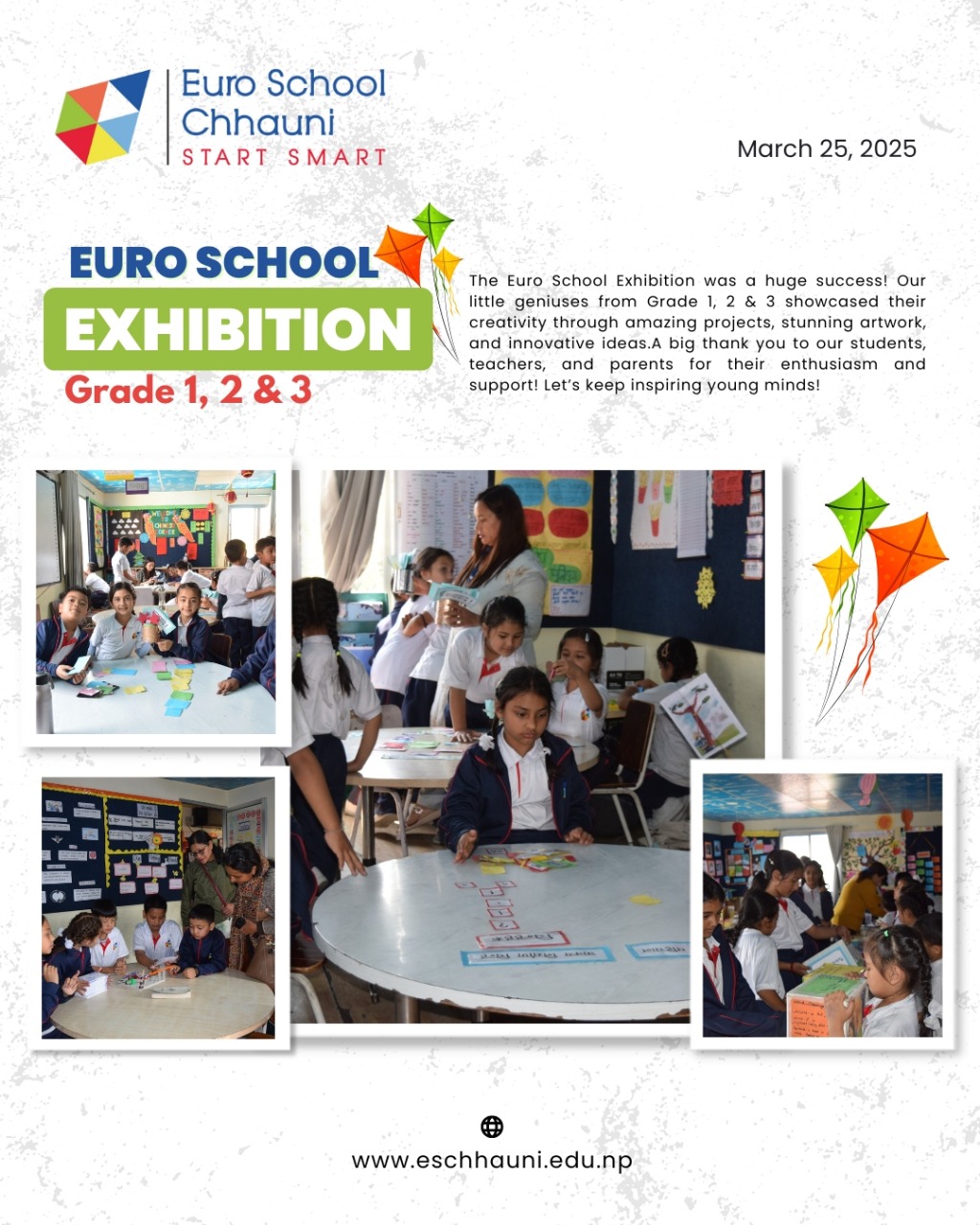 Euro School Exhibition for Grade 1, 2 & 3 - Euro School Chhauni